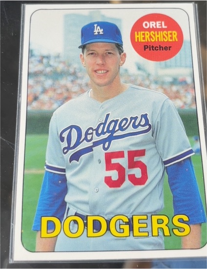 1990 Baseball Cards Magazine #3 Orel Hershiser — front
