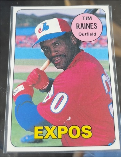1990 Baseball Cards Magazine #24 Tim Raines — front