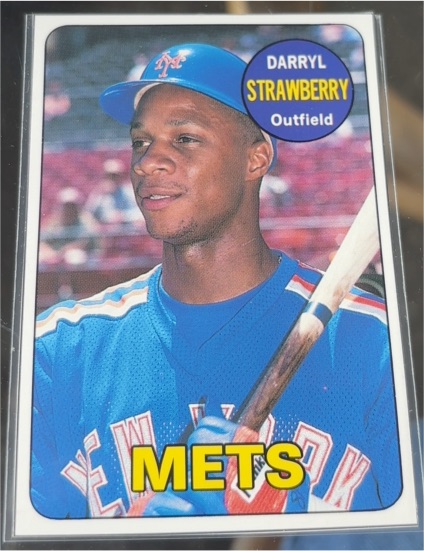 1990 BBC Baseball Cards Magazine #BC19 Darryl Strawberry — front