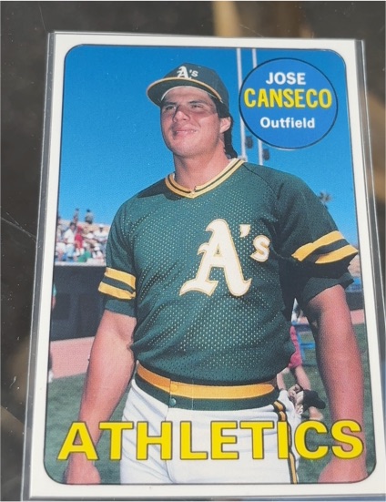 1990 Baseball Cards Magazine #42 Jose Canseco — front