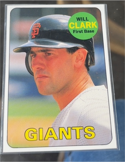 1990 Baseball Card Magazine #4 Will Clark — front
