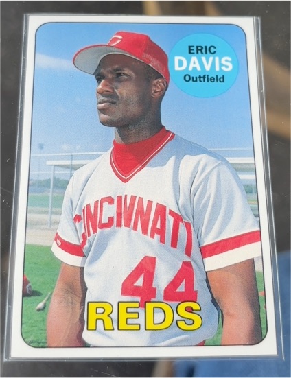 1990 Baseball Card Magazine #5 Eric Davis — front
