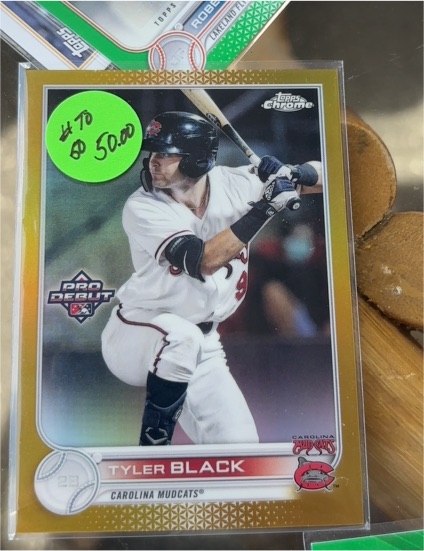 2022 Topps Pro Debut Chrome #PDC-180 Tyler Black — front