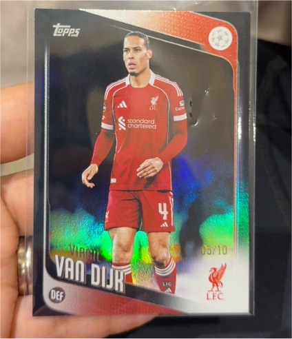 2025-26 Topps UEFA Club Competitions #79 Virgil Van Dijk — front