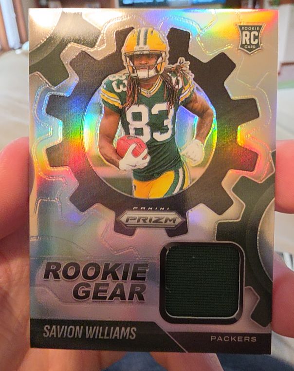 2025 Panini Prizm Rookie Gear #RGR-SWS Savion Williams — front