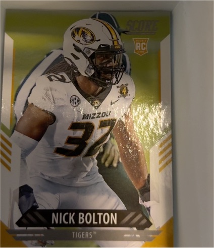 2021 Panini Score #355 Nick Bolton — front