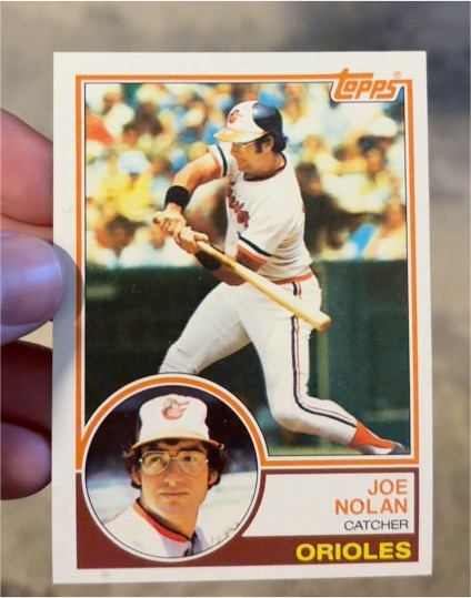 1983 Topps #242 Joe Nolan Baltimore Orioles — front