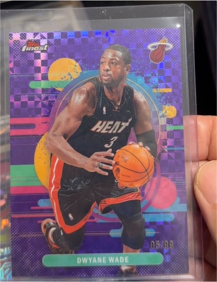 2025-26 Topps Finest #198 Dwyane Wade — front