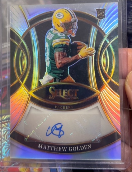 2025 Panini Select #RSI-MGN Matthew Golden Rookie Signatures Auto — front
