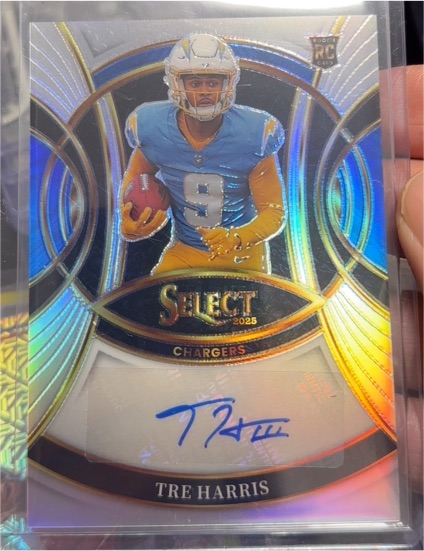 2025 Panini Select Rookie Signatures #RSI-THS Tre Harris — front