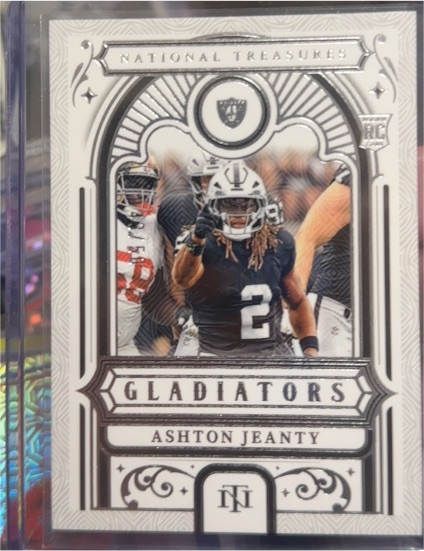 2025 Panini National Treasures Gladiators #Ashton Jeanty — front