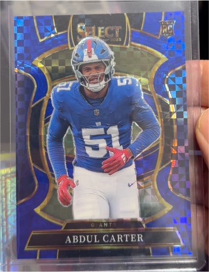 2025 Panini Select #95 Abdul Carter — front