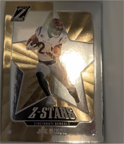2022 Panini Zenith Football Z-Stars #ZS-1 Joe Mixon — front