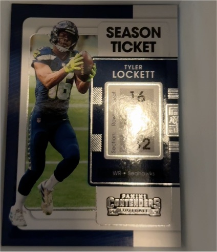 2021 Panini Contenders #87 Tyler Lockett — front