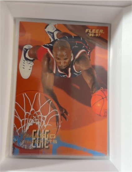 1996-97 Fleer #191 Mario Elie Houston Rockets — front