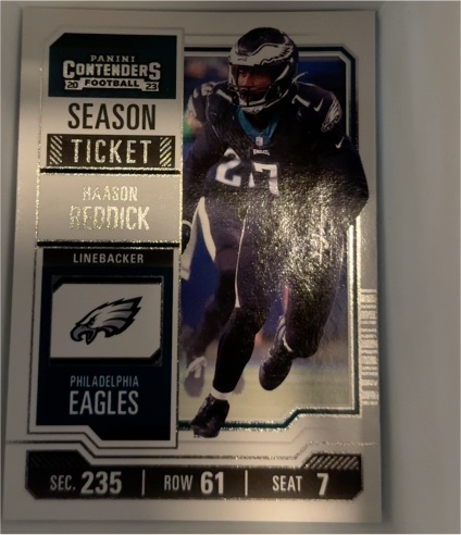 2023 Panini Contenders Season Ticket #80 Haason Reddick — front
