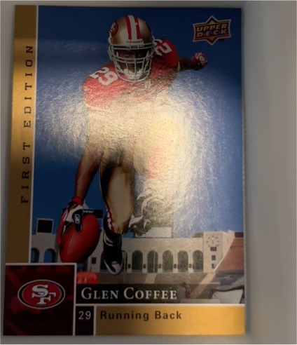 2009 Upper Deck First Edition #162 Glen Coffee — front