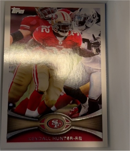 2012 Topps #336 Kendall Hunter — front