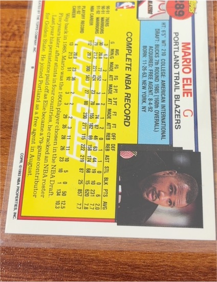 1993-94 Fleer #175 Mario Elie — front