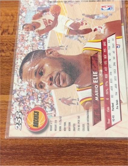 1993-94 Hoops #343 Mario Elie — front