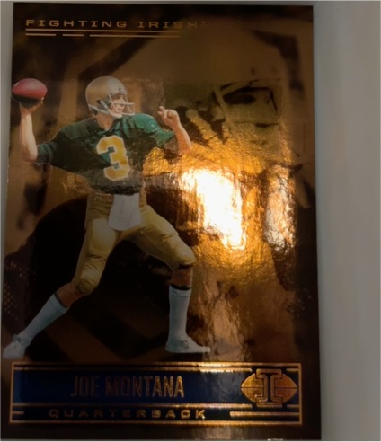 2022 Panini Chronicles Draft Picks Illusions #12 Joe Montana — front