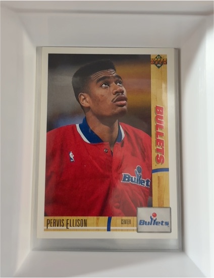 1991-92 Upper Deck #385 Pervis Ellison Washington Bullets — front