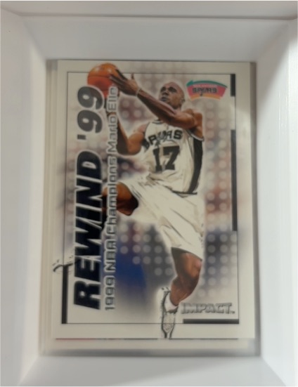1999-00 SkyBox Impact Rewind '99 #4RN Mario Elie — front