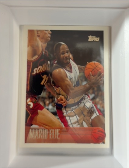 1996-97 Topps #218 Mario Elie Houston Rockets — front