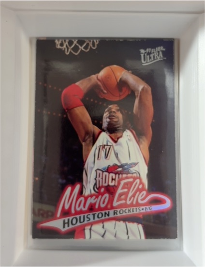 1996-97 Fleer Ultra #41 Mario Elie Houston Rockets — front