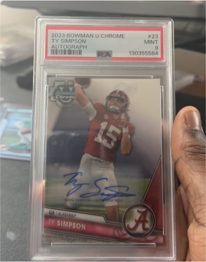 2023 Bowman U Chrome #23 Ty Simpson — front