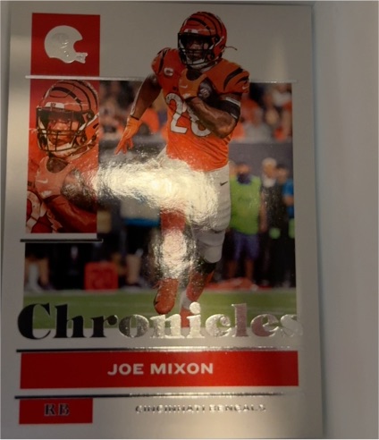 2021 Panini Chronicles #18 Joe Mixon — front