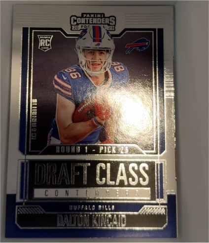2023 Panini Contenders #7 Dalton Kincaid Draft Class — front