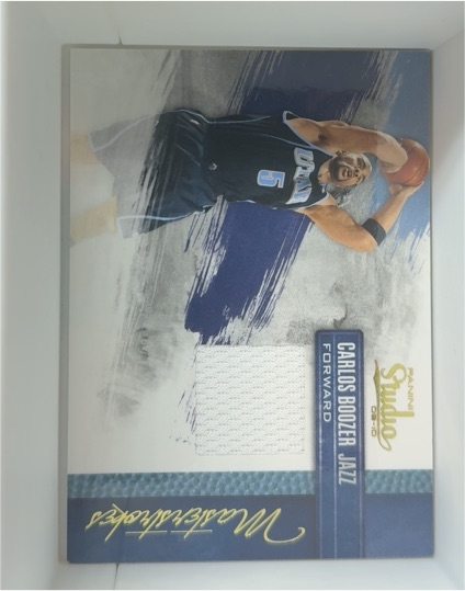 2009-10 Panini Studio Masterstrokes #3 Carlos Boozer — front