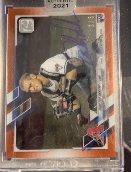 2021 Topps Clearly Authentic #CAA-DV Daulton Varsho — front
