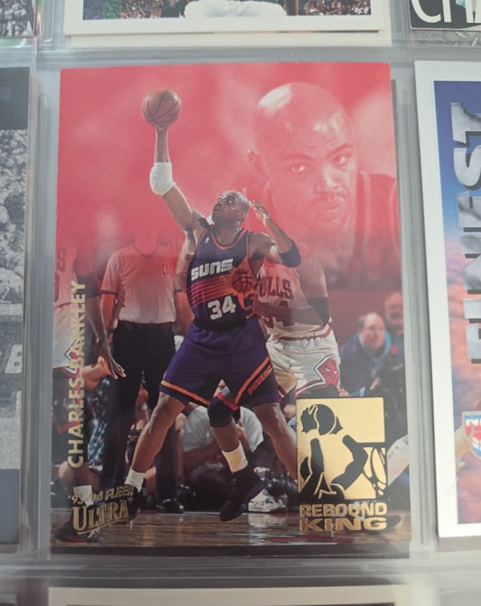 1993-94 Fleer Ultra Rebound King #1 Charles Barkley — front