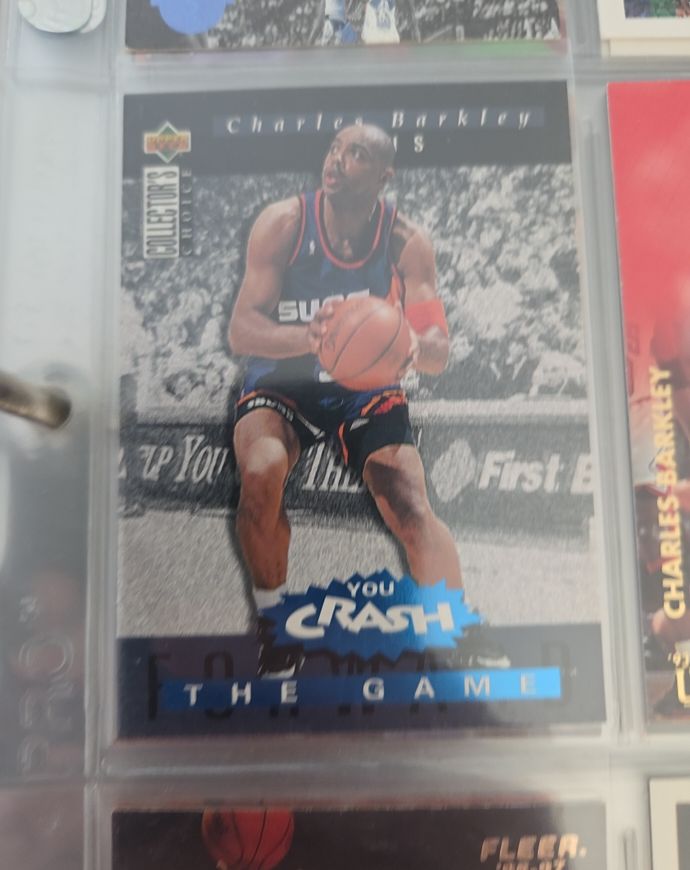 1994-95 Upper Deck Collector's Choice #S1 Charles Barkley You Crash the Game — front