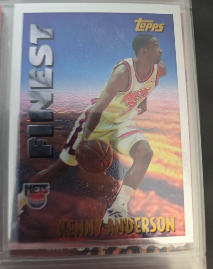 1995-96 Topps Mystery Finest #M8 Kenny Anderson — front