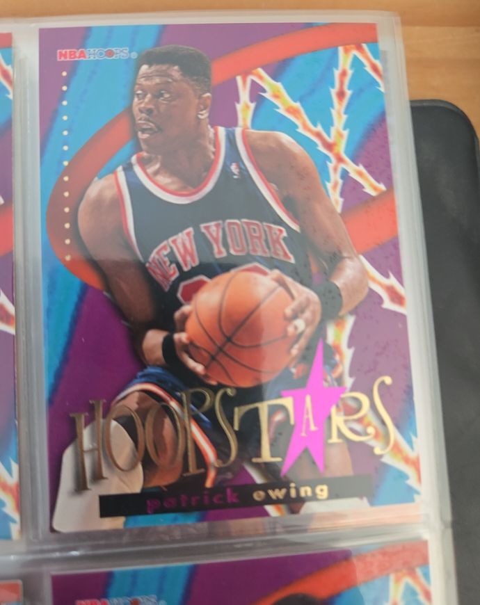 1995-96 Hoops Hoopstars #HS7 Patrick Ewing — front