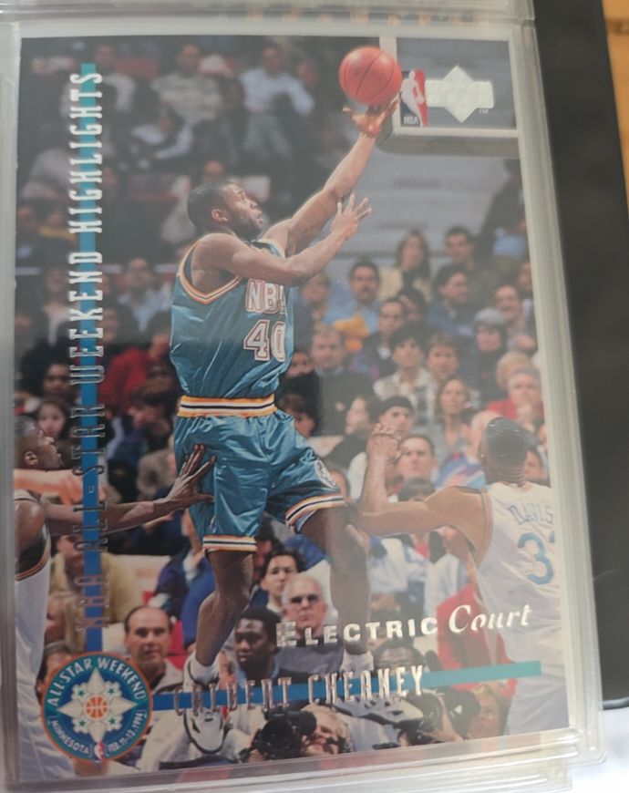 1993-94 Upper Deck SE #182 Calbert Cheaney Electric Court — front