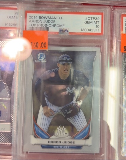 2014 Bowman D.P. #CTP39 Aaron Judge Top Prospects Chrome — front