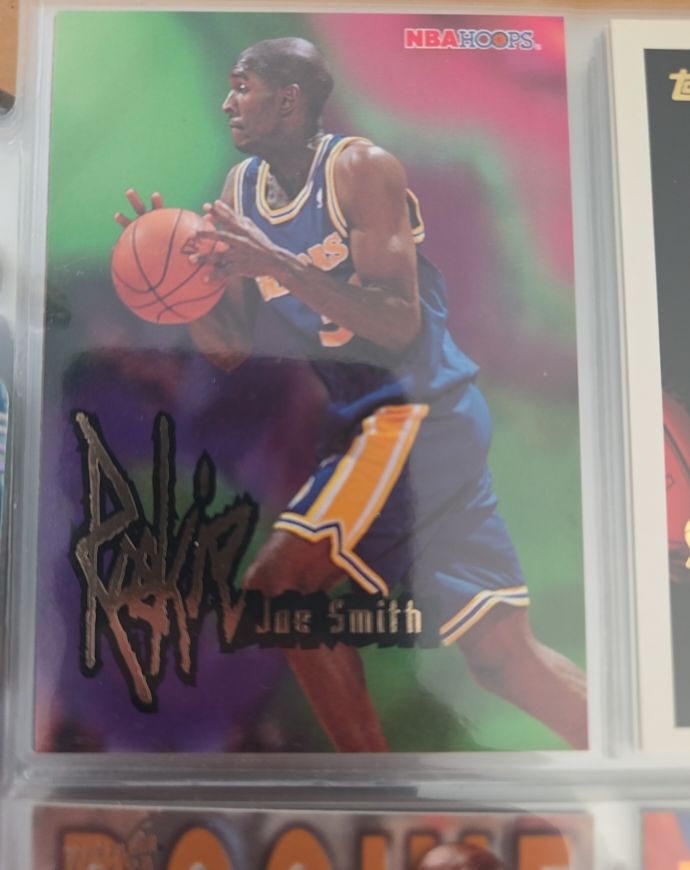 1995-96 NBA Hoops #264 Joe Smith — front
