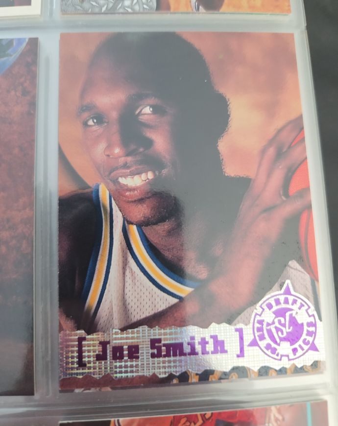 1995-96 Topps Stadium Club #326 Joe Smith Rookie — front