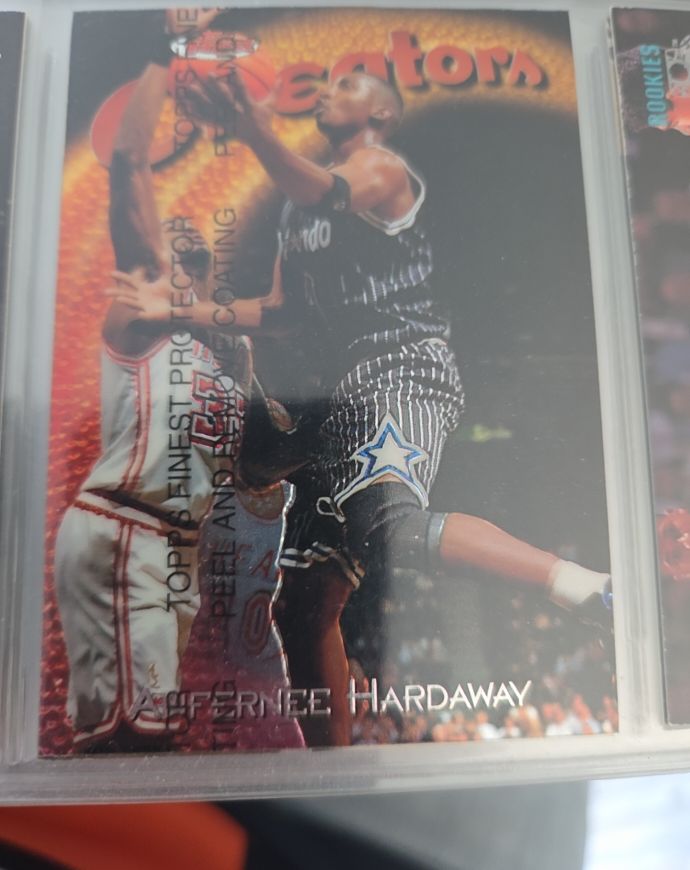 1997-98 Topps Finest #201 Anfernee Hardaway — front