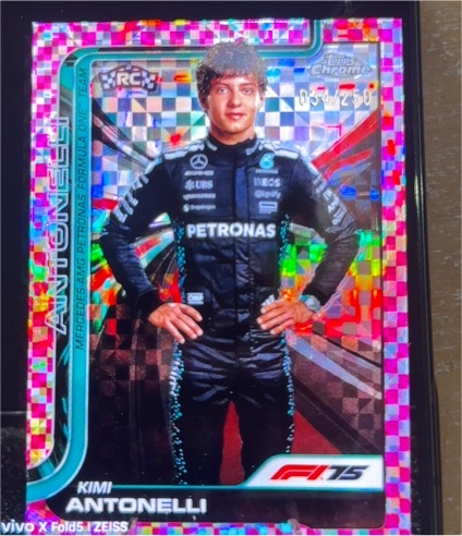 2025 Topps Chrome Formula 1 #8 Kimi Antonelli — front