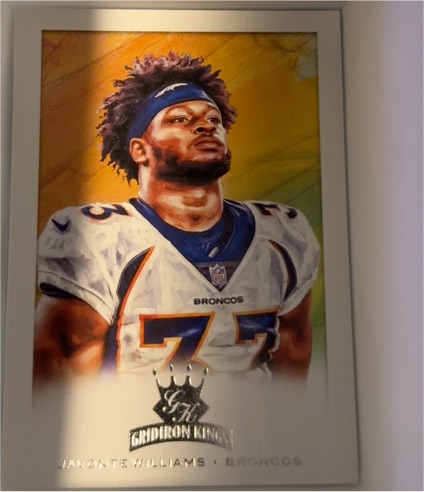2021 Panini Chronicles Gridiron Kings #GK-16 Javonte Williams — front