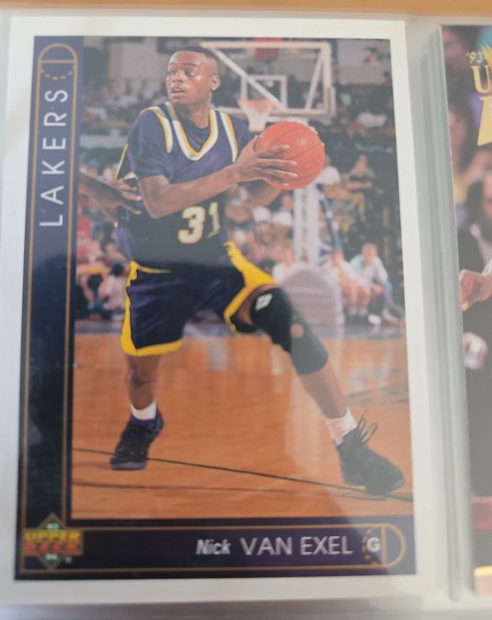 1993-94 Upper Deck #162 Nick Van Exel — front