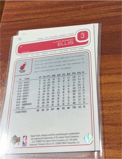 2002 Upper Deck #78 LaPhonso Ellis — front