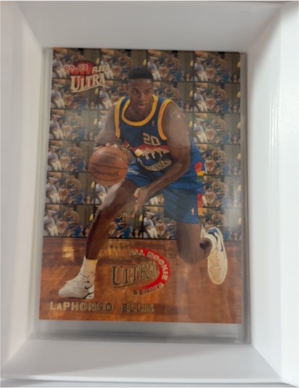 1992-93 Fleer Ultra #1 LaPhonso Ellis All Rookie Series RC NBA Denver Nuggets — front