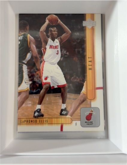 2001-02 Upper Deck #313 LaPhonso Ellis Miami Heat Basketball Card — front