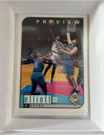 1998-99 Upper Deck UD Choice Preview #127 Sean Elliott — front